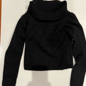 Edikted Black Cowl Neck Sweater